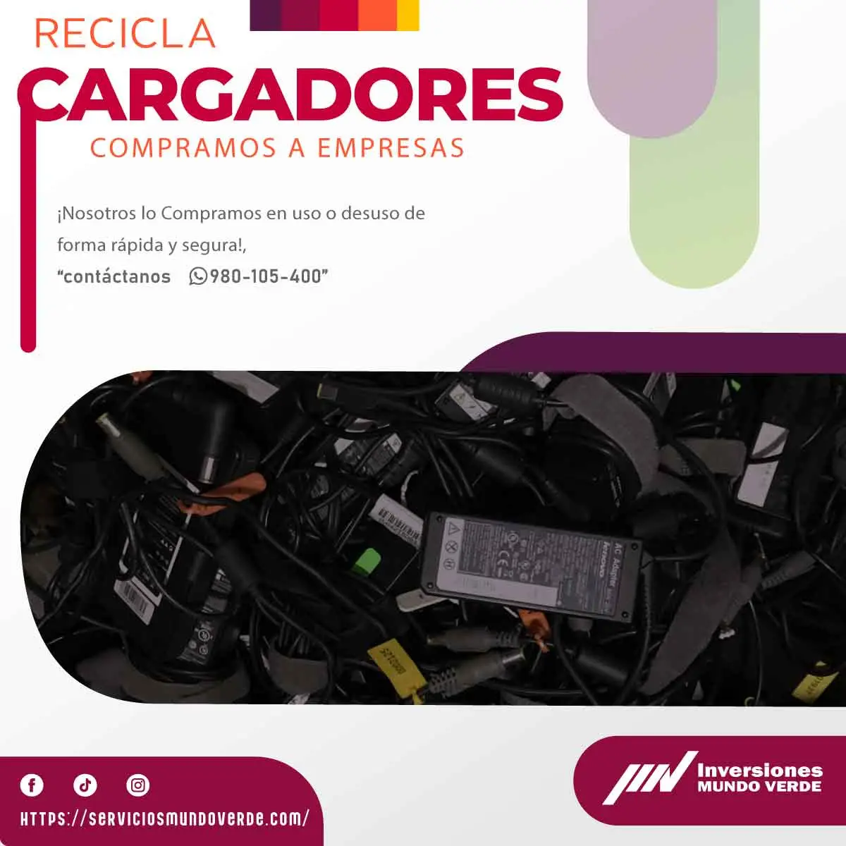 COMPRAMOS CARGADORES