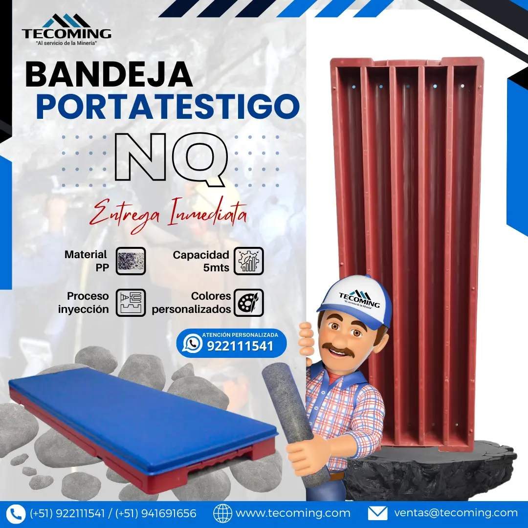 BANDEJAS PORTATESTIGO NQ PARA UNA GESTIÓN DE MUESTRAS