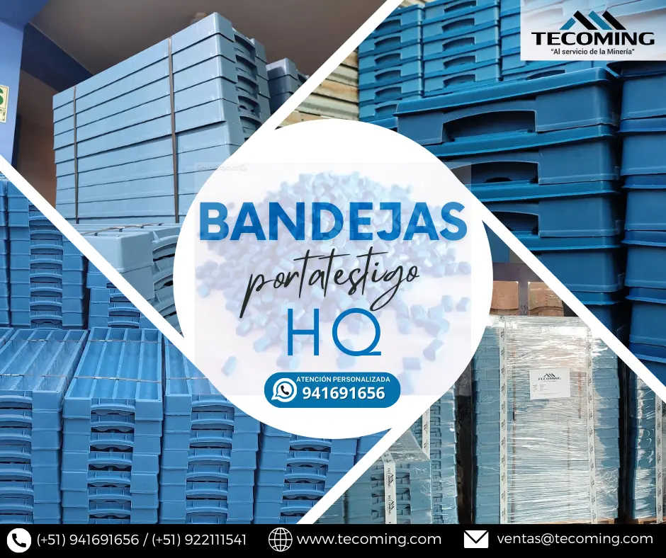 BANDEJAS HQ - ALMACENAJE DE MINERALES Y YACIMIENTOS