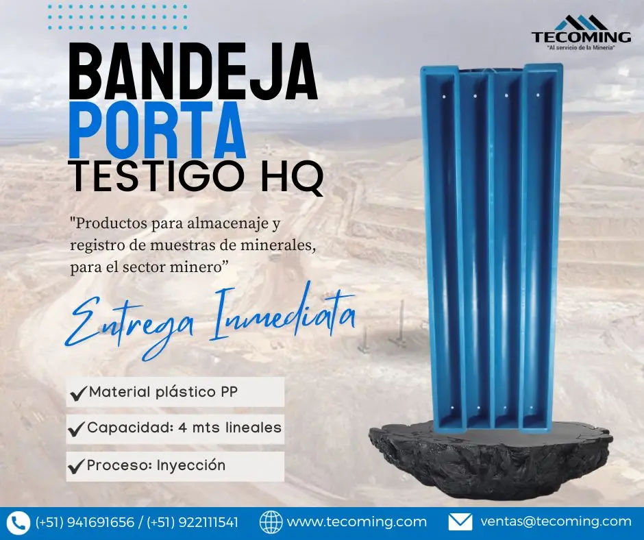 BANDEJAS HQ PARA REGISTRO Y CLASIFICACIÓN DE MUESTRAS