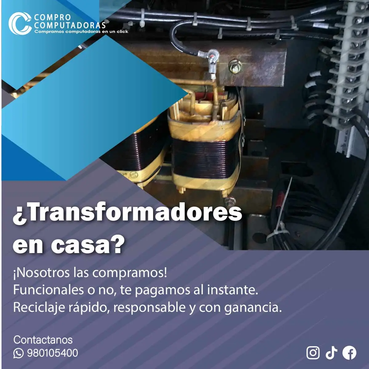 COMPRAMOS TRANSFORMADORES 