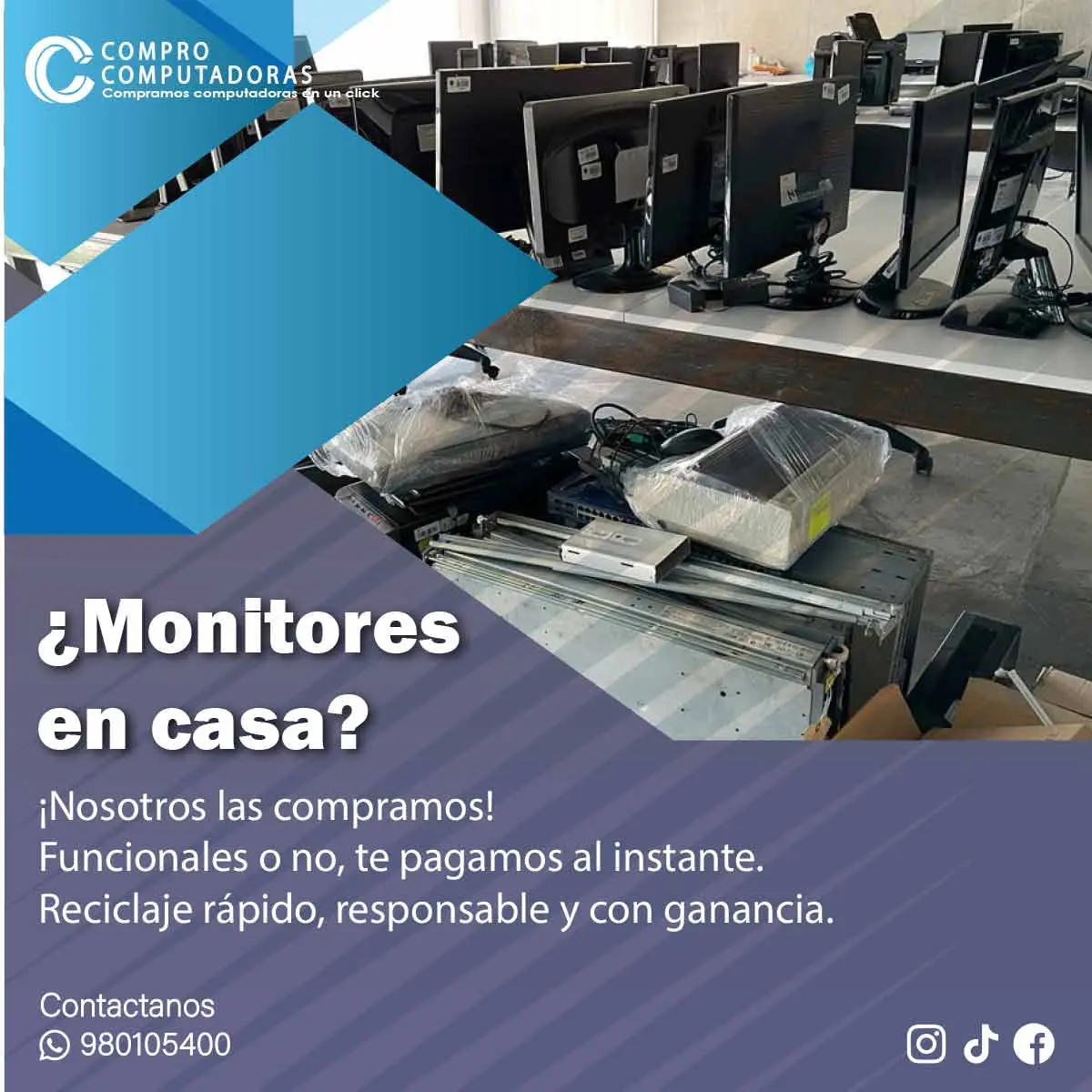 COMPRAMOS MONITORES