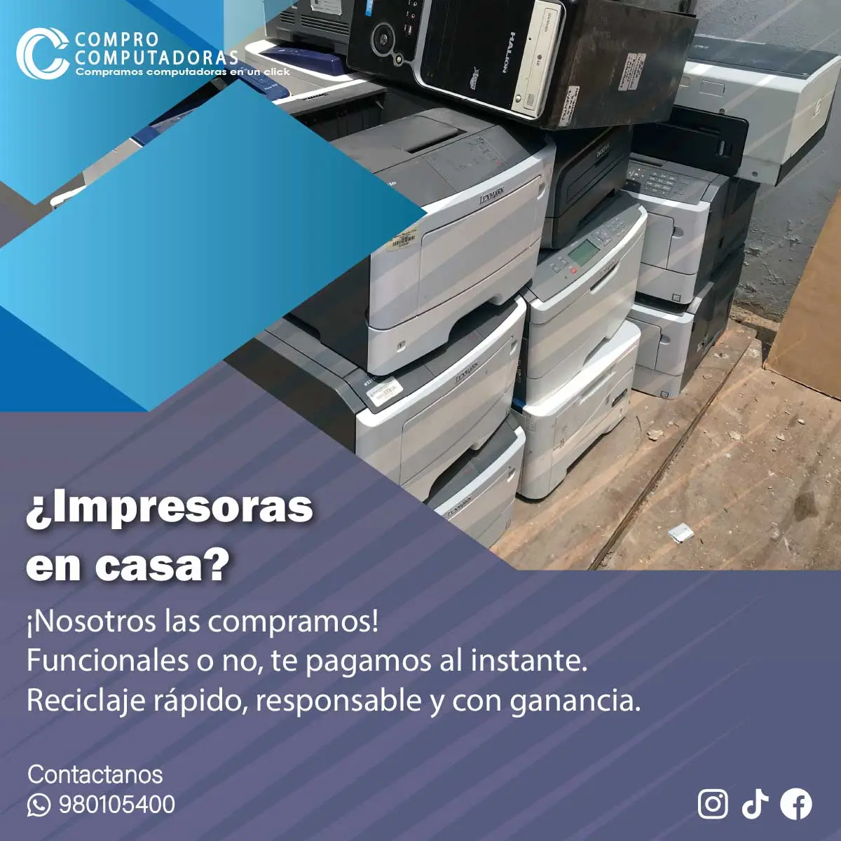 COMPRAMOS IMPRESORAS