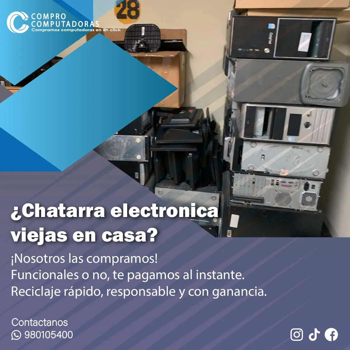 COMPRAMOS CHATARRA ELECTRONICA