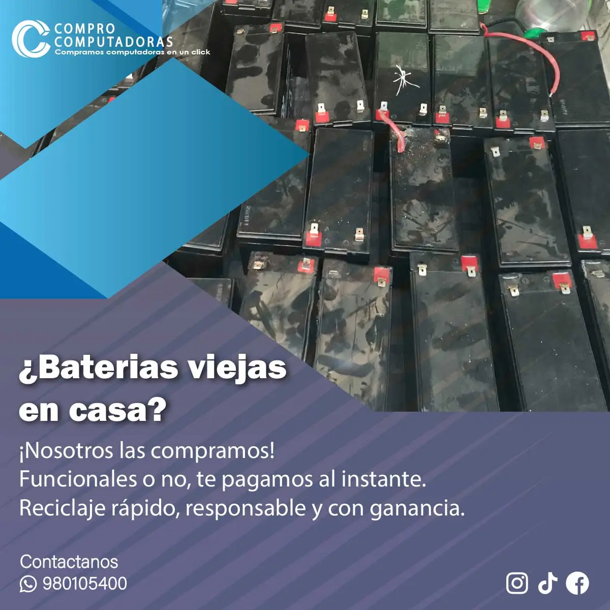 COMPRAMOS BATERIAS