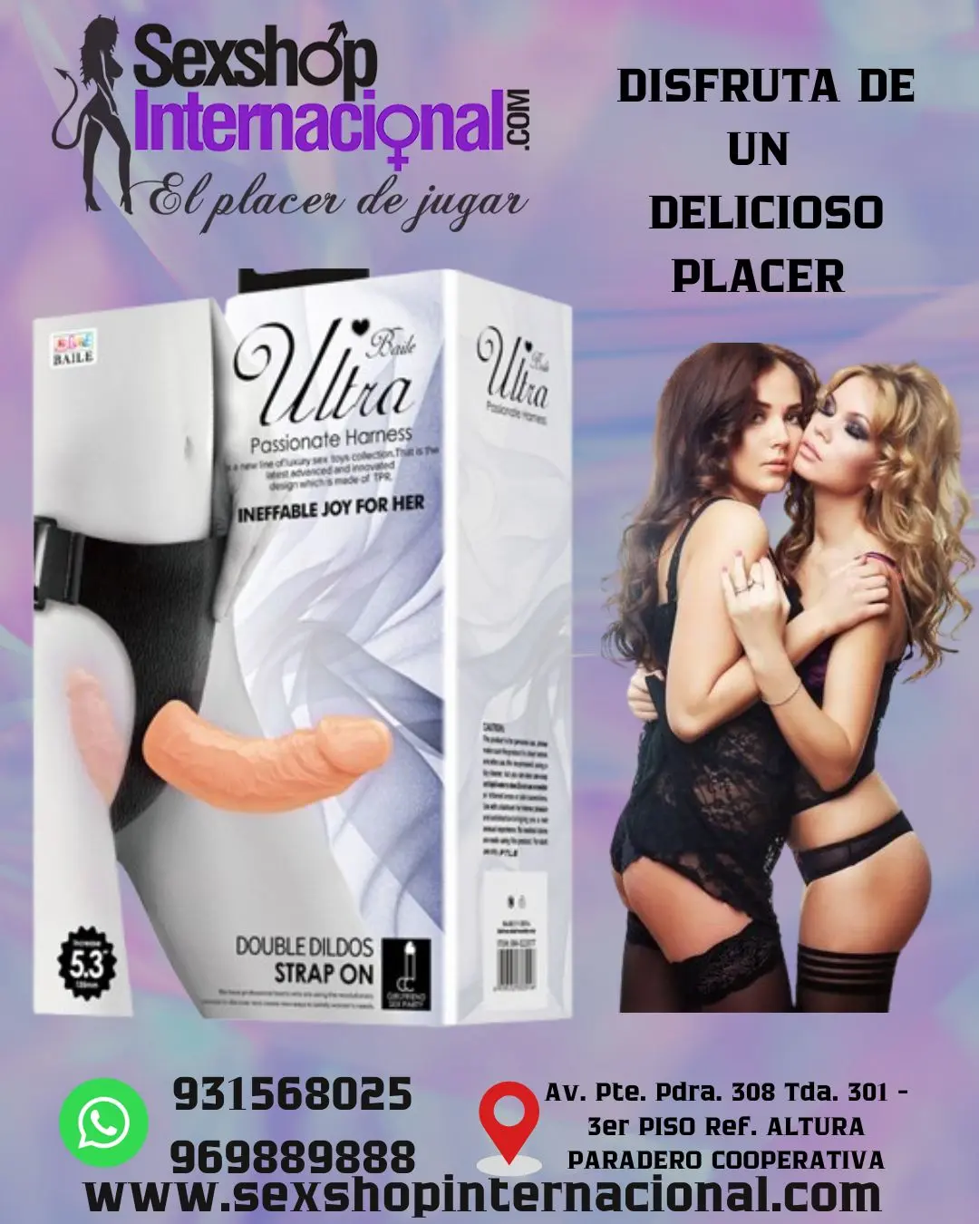 ULTRA PASSIONATE HARNESS DOUBLE