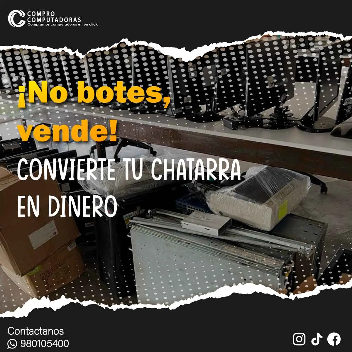 Compra de Equipos Electrónicos Usados Dinero Inmediato 