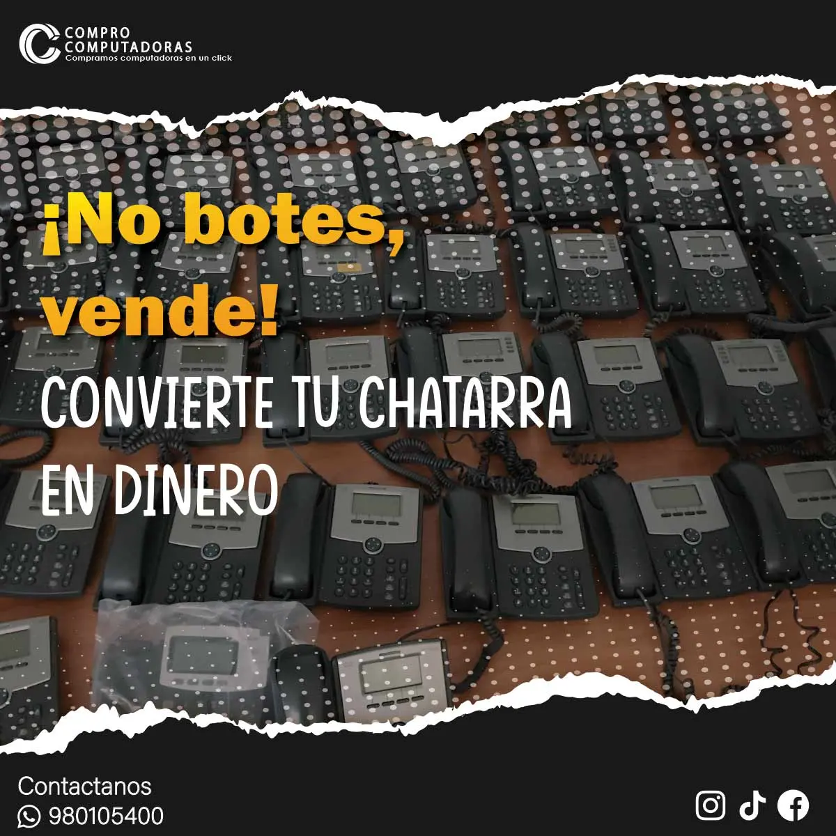 Vende tus Equipos Electrónicos Usados