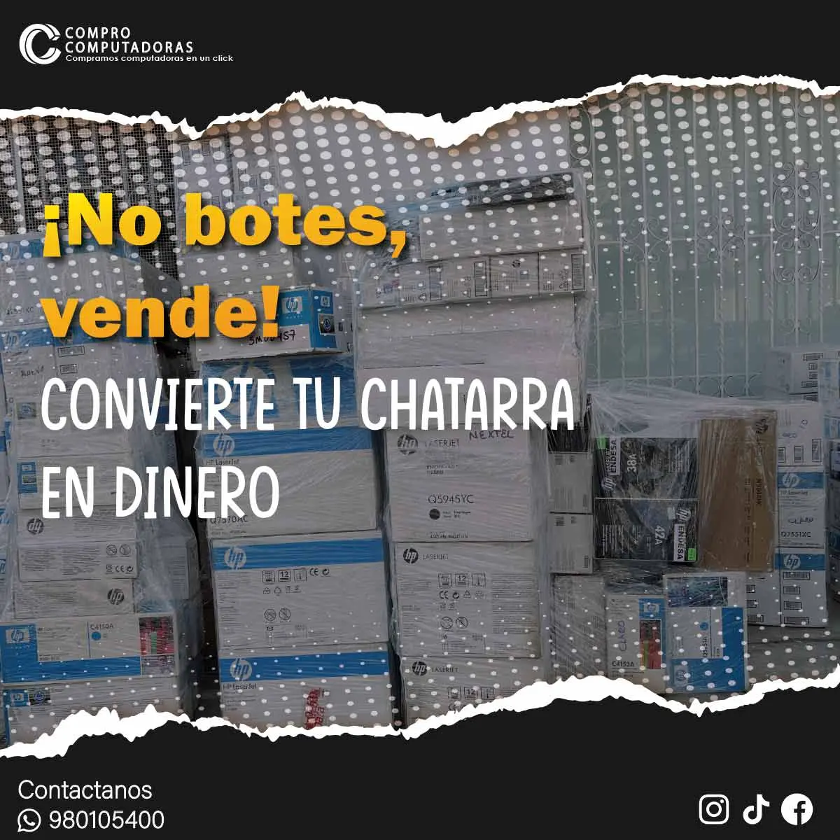 Vende tus Equipos Tecnológicos Usados 