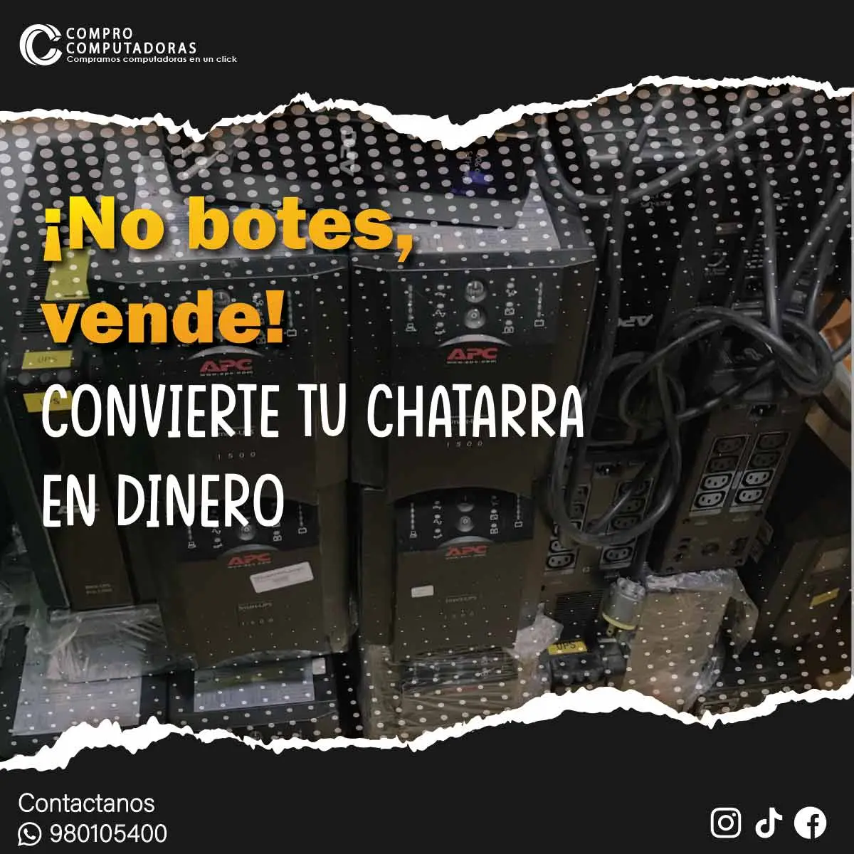 Compra de Equipos Electrónicos Usados en Lima