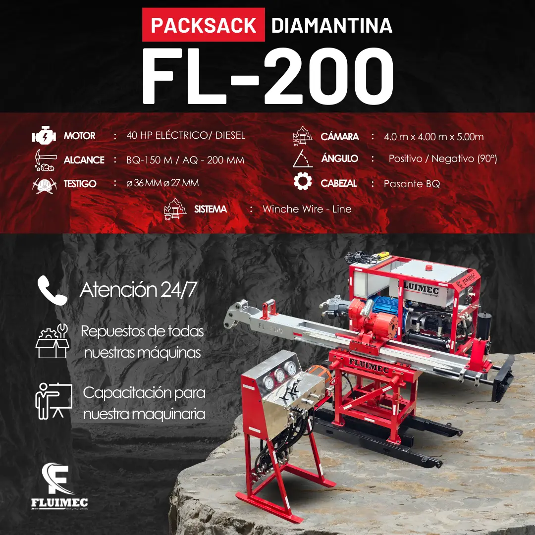 PACKSACK DIAMANTINA FL-200 trabajos en superficie 