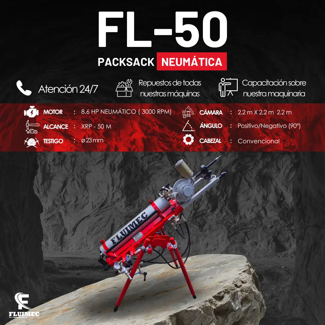 PACKSACK NEUMÁTICA FL50 mineria 