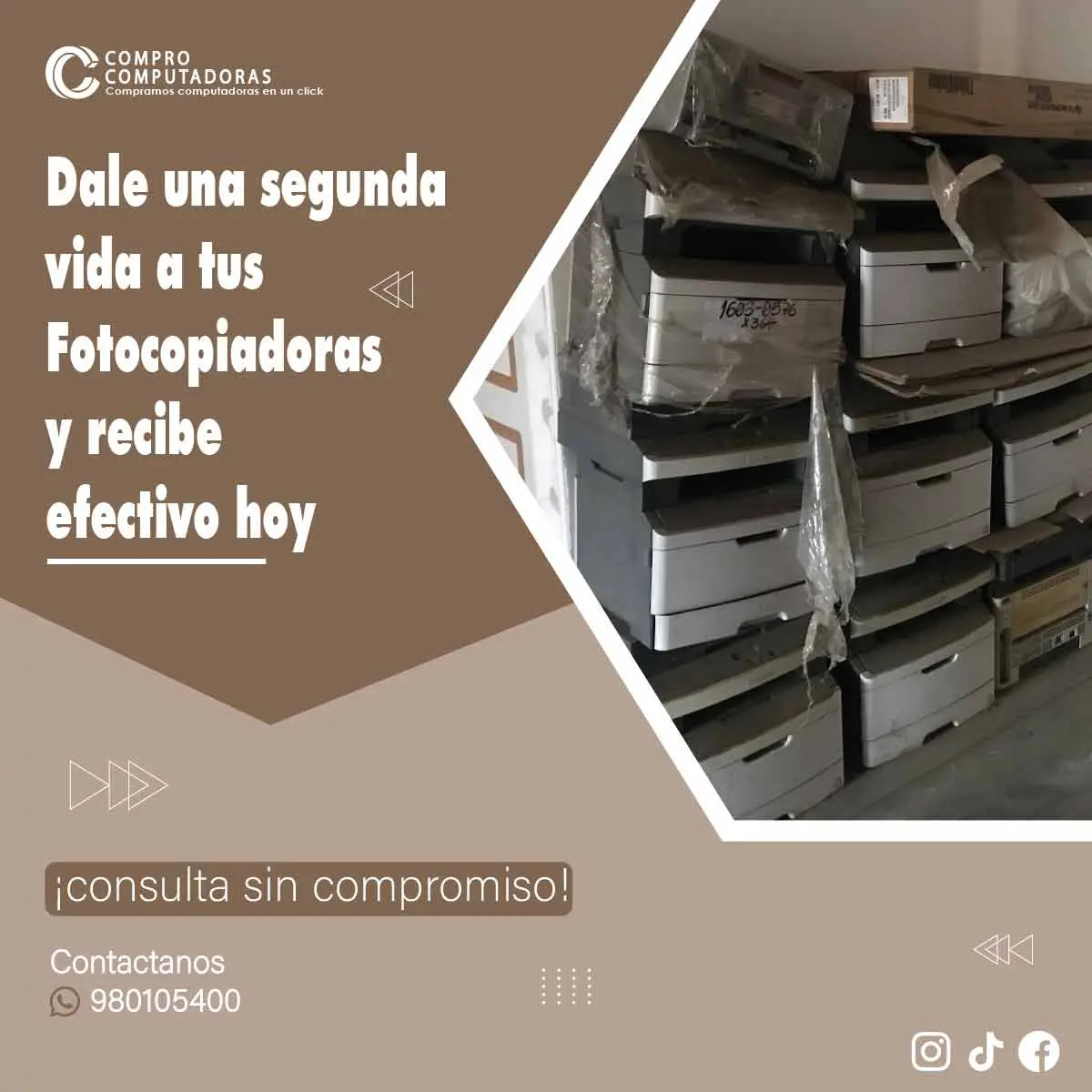 COMPRAMOS FOTOCOPIADORAS