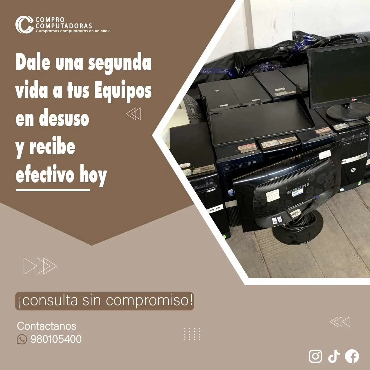 COMPRAMOS EQUIPOS EN DESUSO