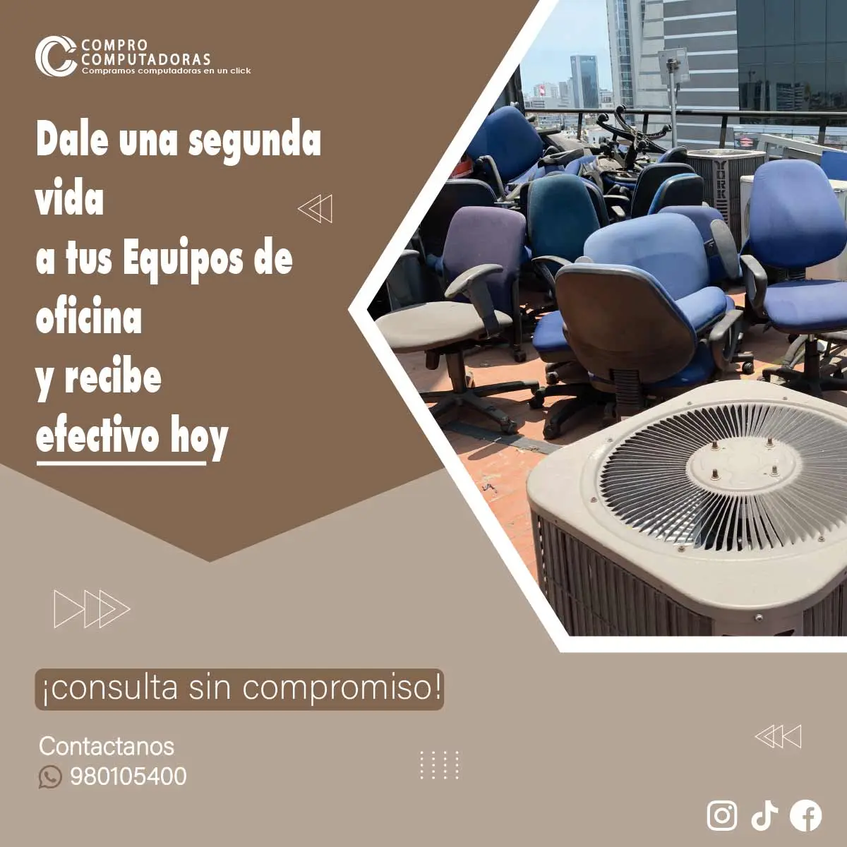 COMPRAMOS EQUIPOS DE OFICINA
