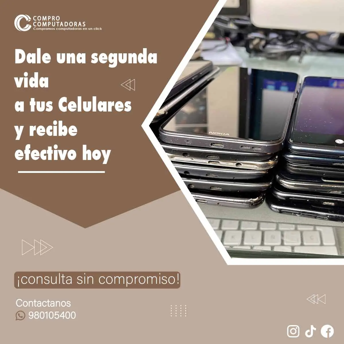 COMPRAMOS CELULARES EN CANTIDAD Y POR UNIDADES