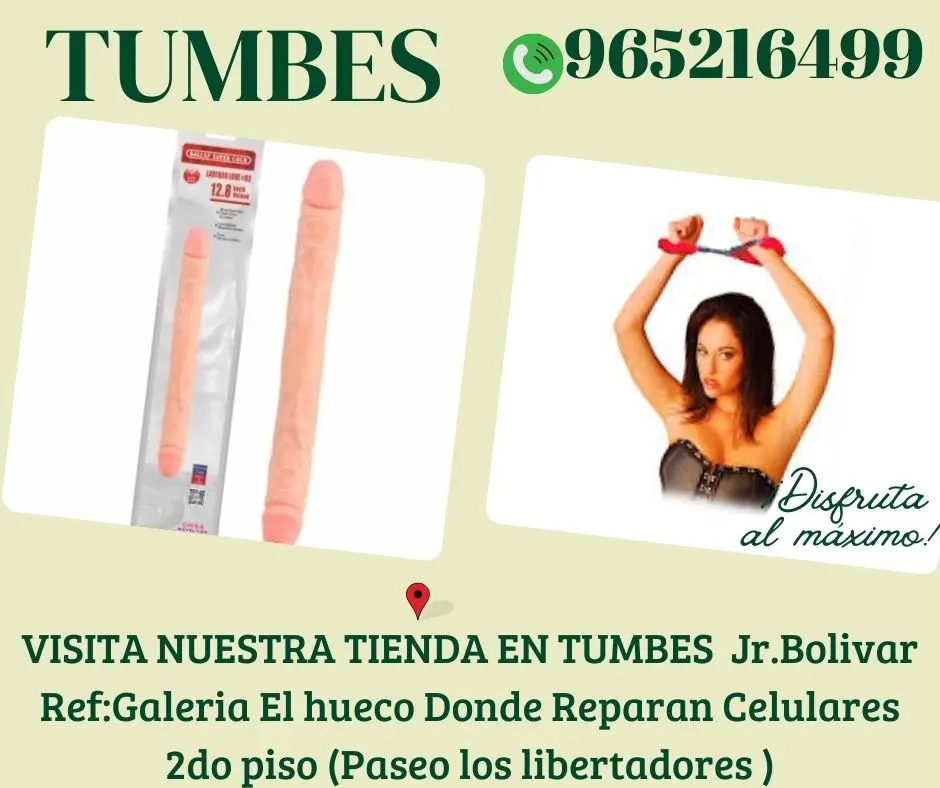 DILDO DOBLE CON DOS PUNTAS TUMBES 965216499 