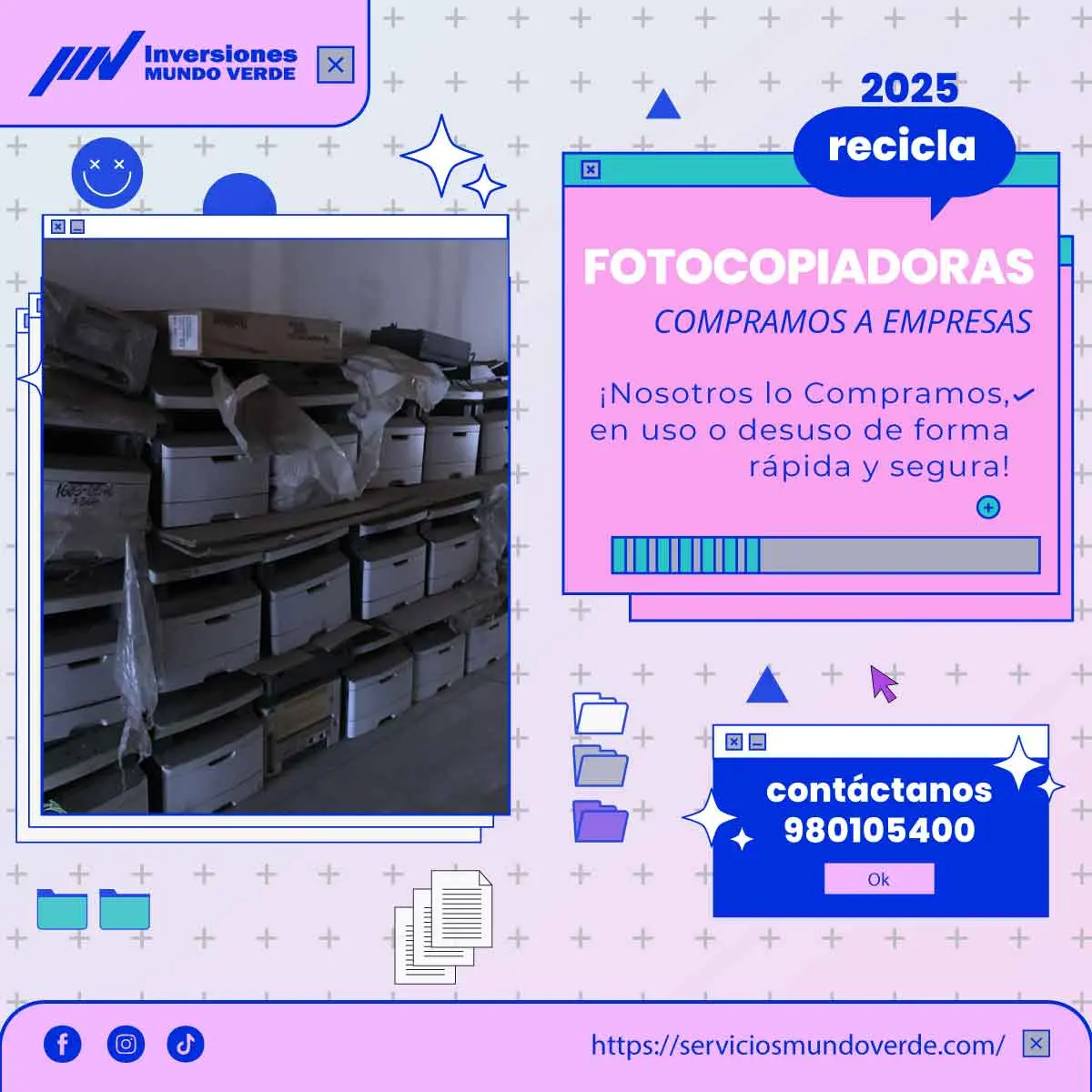  Compramos tus fotocopiadoras en desuso 