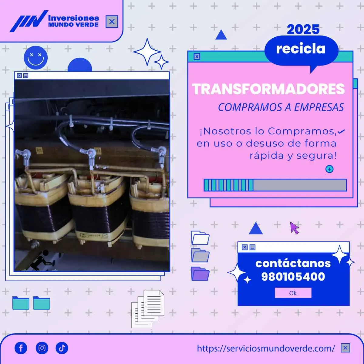  Compramos tus transformadores en desuso 