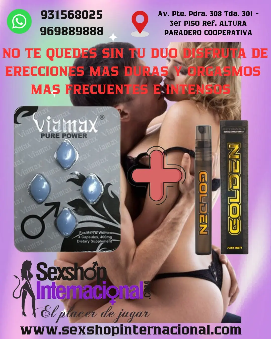 VIAMAX PURE POWER RETARDEX GOLDEN FOR MEN SRAY 10ML