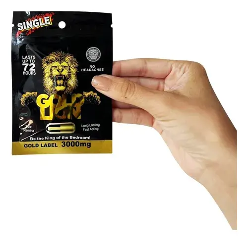 GOLD LION - CAPSULA DE POTENCIA SEXUAL - SEXSHOP MIRAFLORES