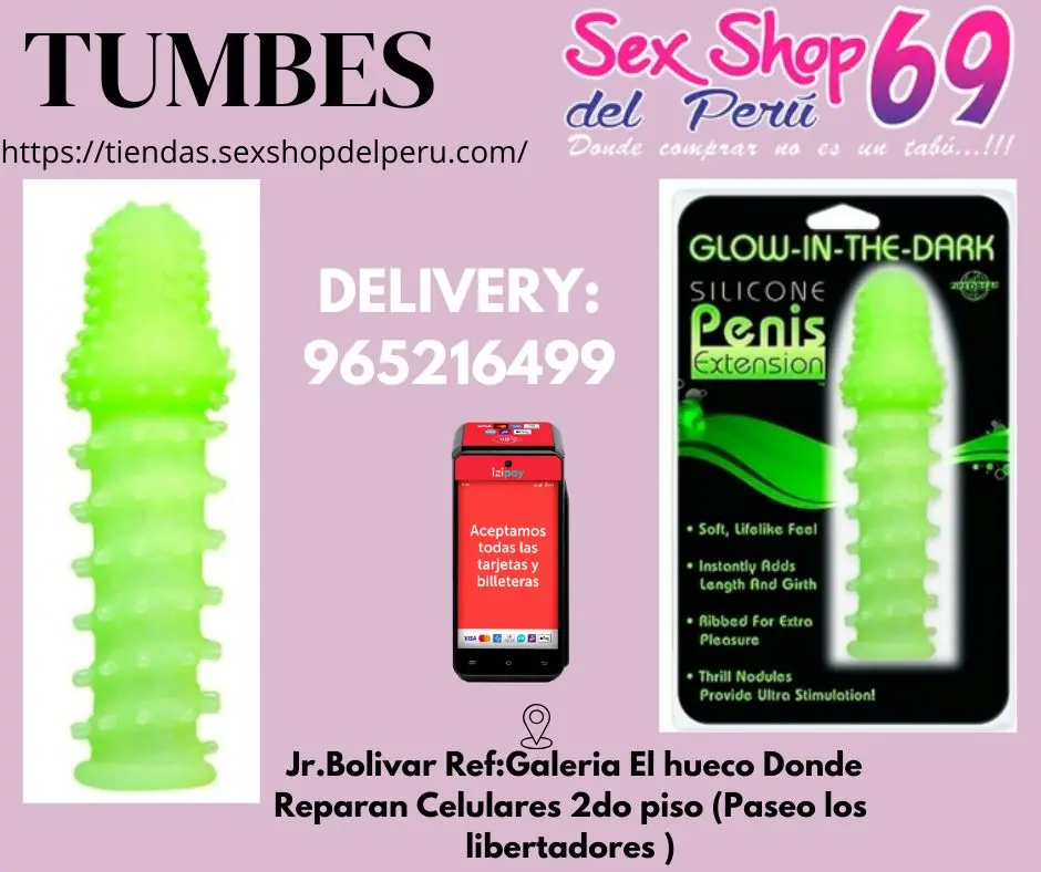 Funda Extensión de pene de silicona TUMBES