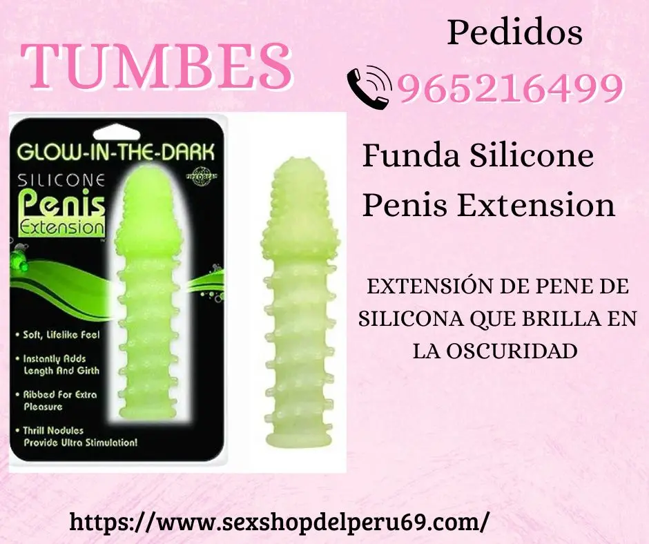 Funda Extensión de pene de silicona TUMBES