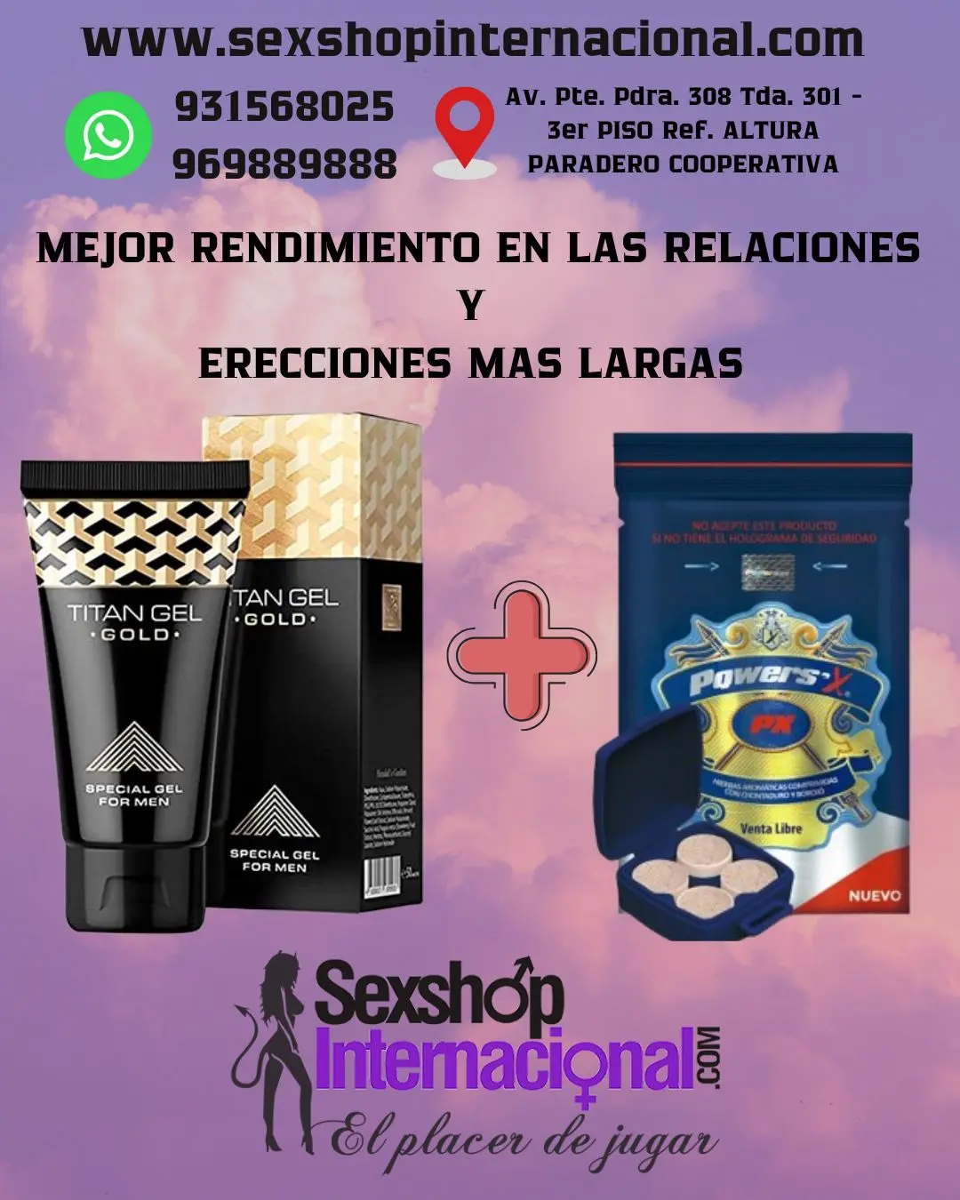 POWERS X POTENCIADOR Y RETARDANTE TITAN GEL GOLD