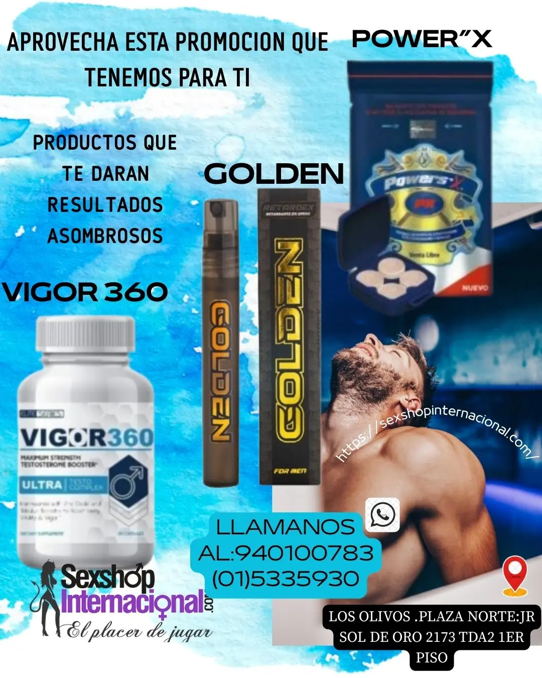 PROMOCION DE PRODUCTOS PARA EL TAMAÑO Y GROSOR DE TU MIENBRO