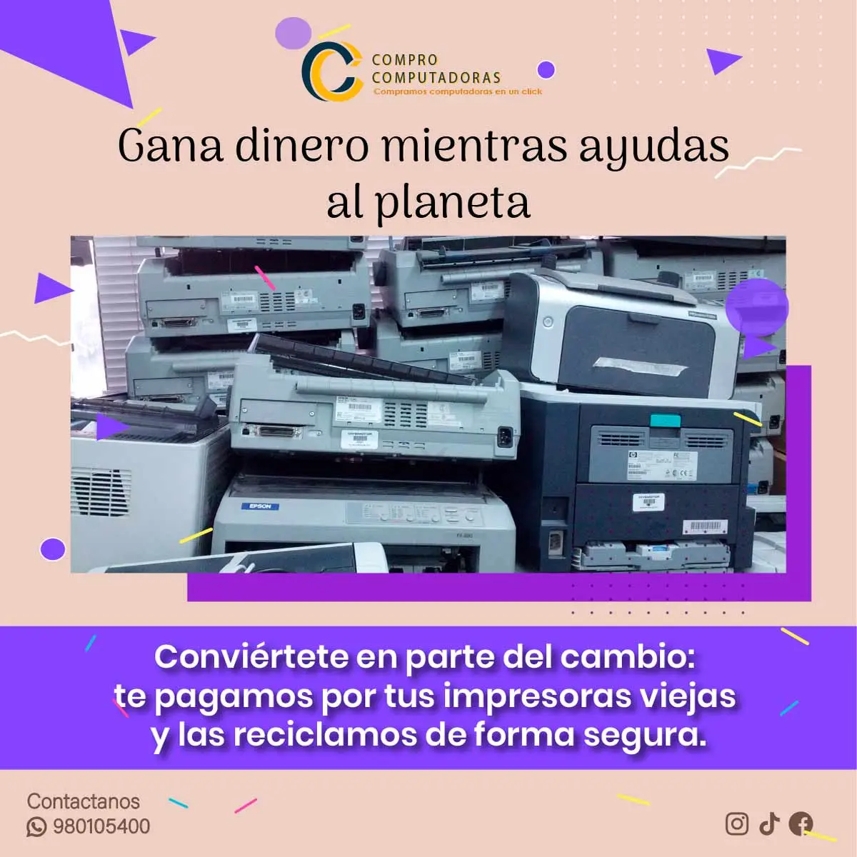  Buscas deshacerte de tu chatarra electrónica 