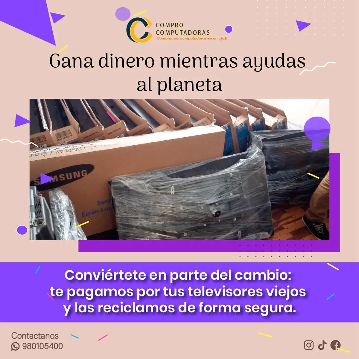 Vende tus dispositivos obsoletos y ayuda al planeta.