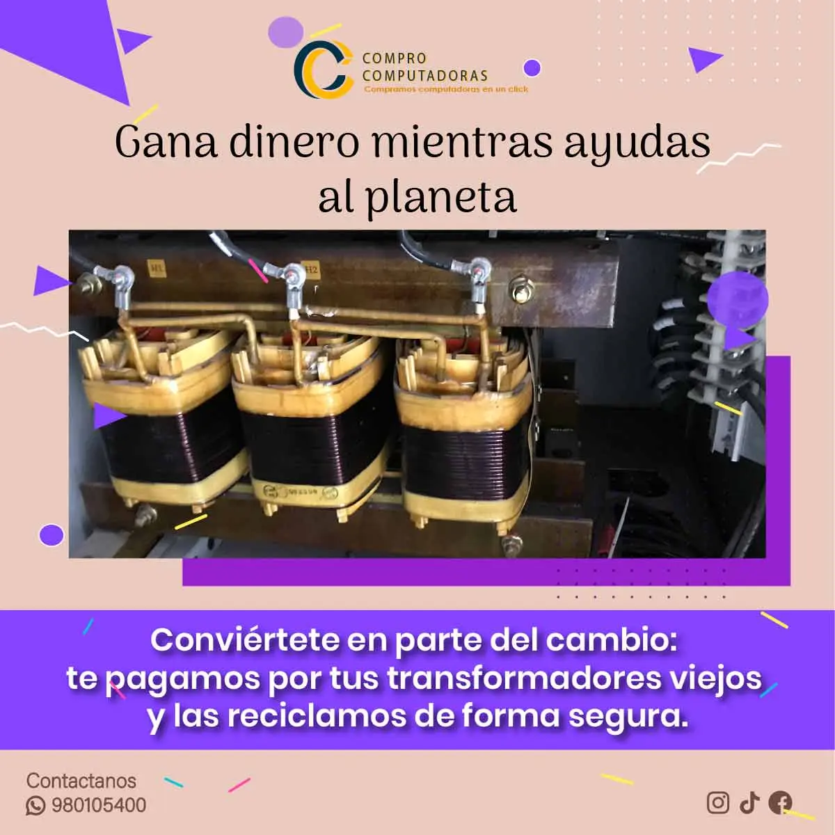  Recicla tecnología vieja y recibe pago inmediato 