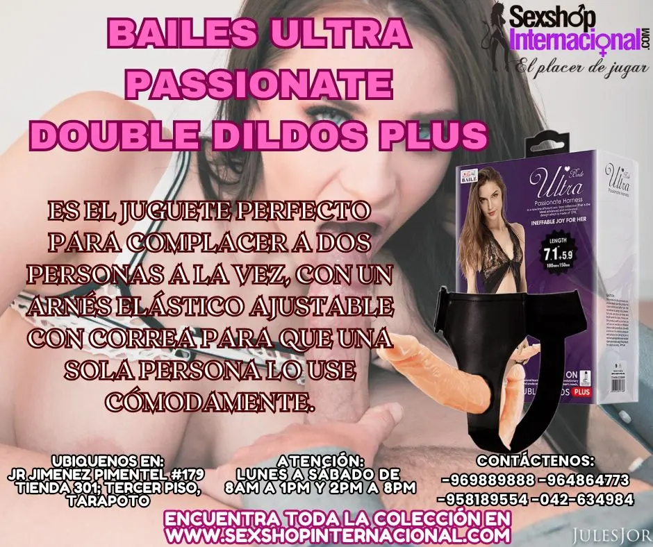 DILDOS PLUS BAILES ULTRA PASSIONATE DOUBLE