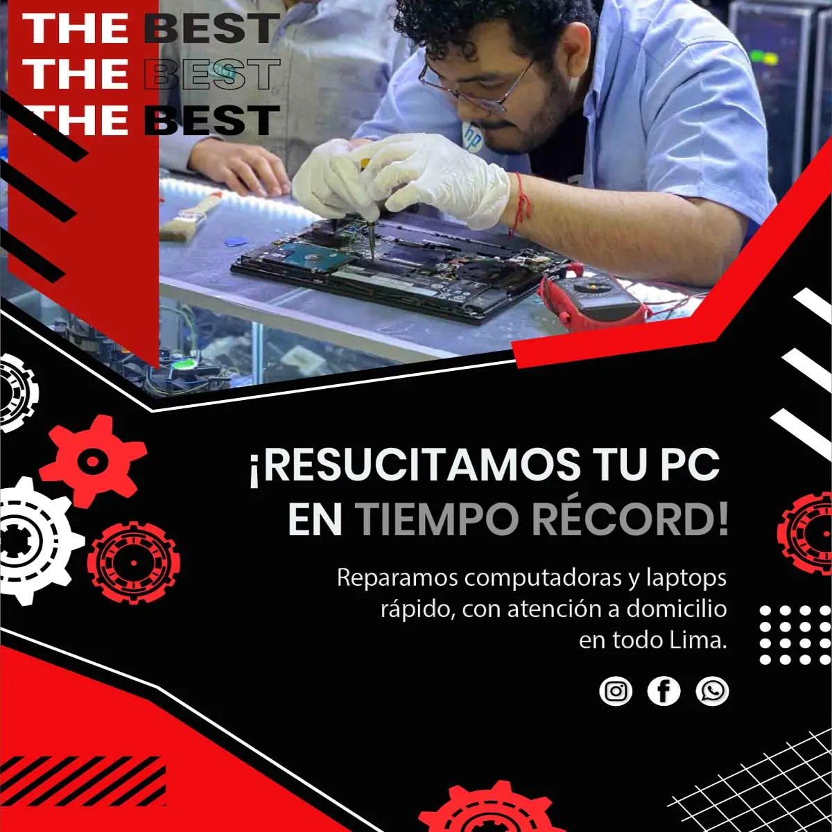  REPARAMOS TU COMPUTADORA RÁPIDO SEGURO Y EN TODO LIMA 