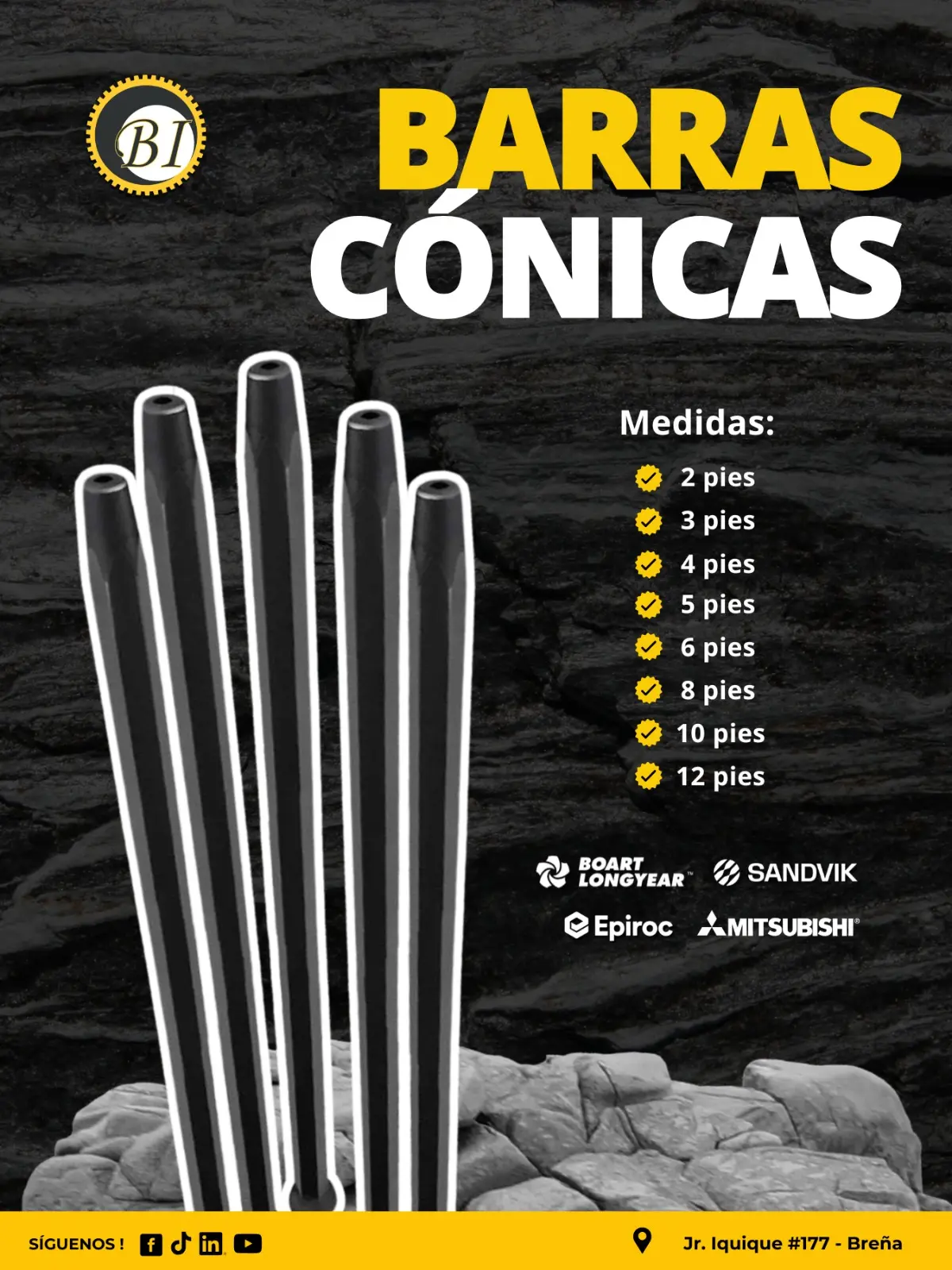 BARRAS CONICAS
