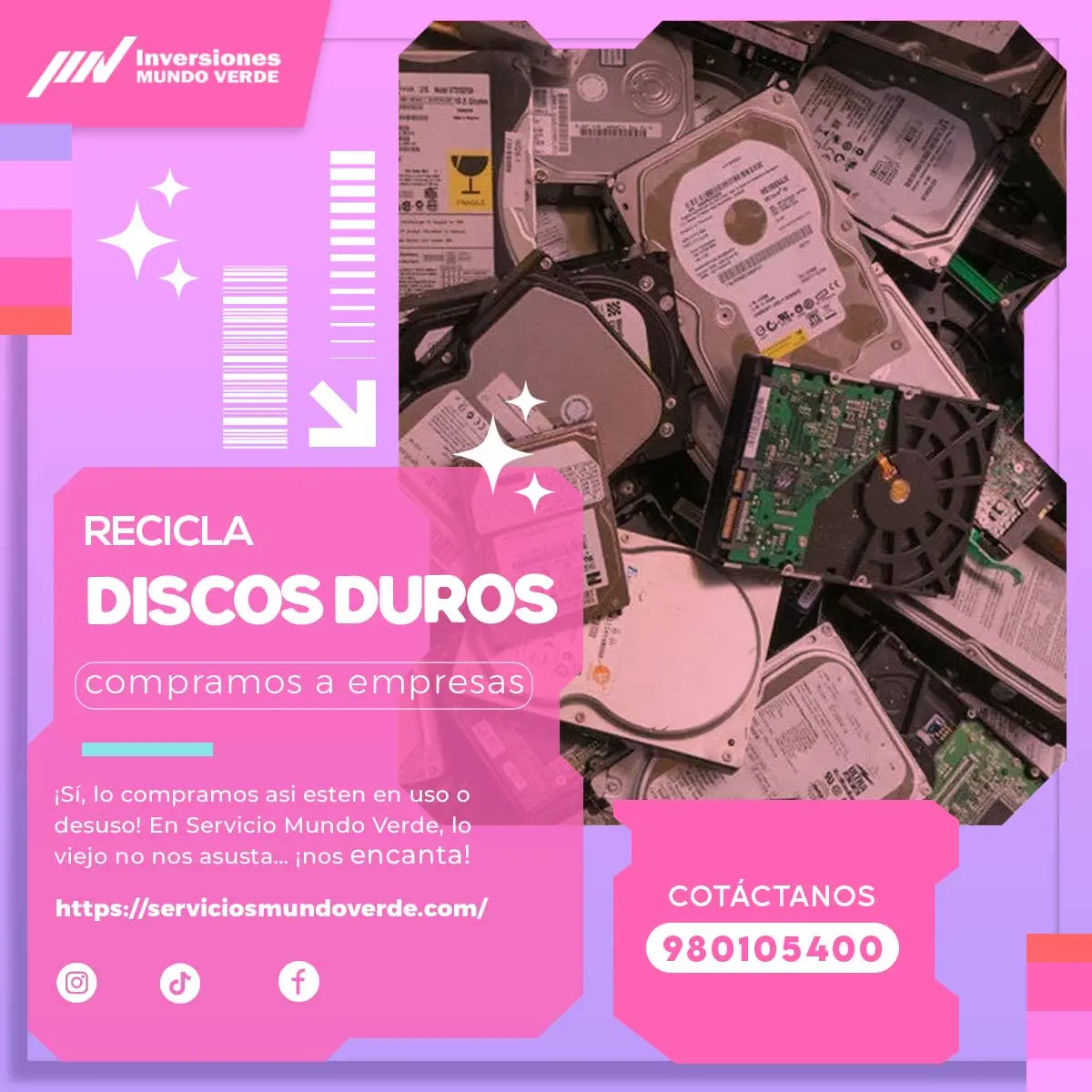 COMPRAMOS DISCOS DUROS