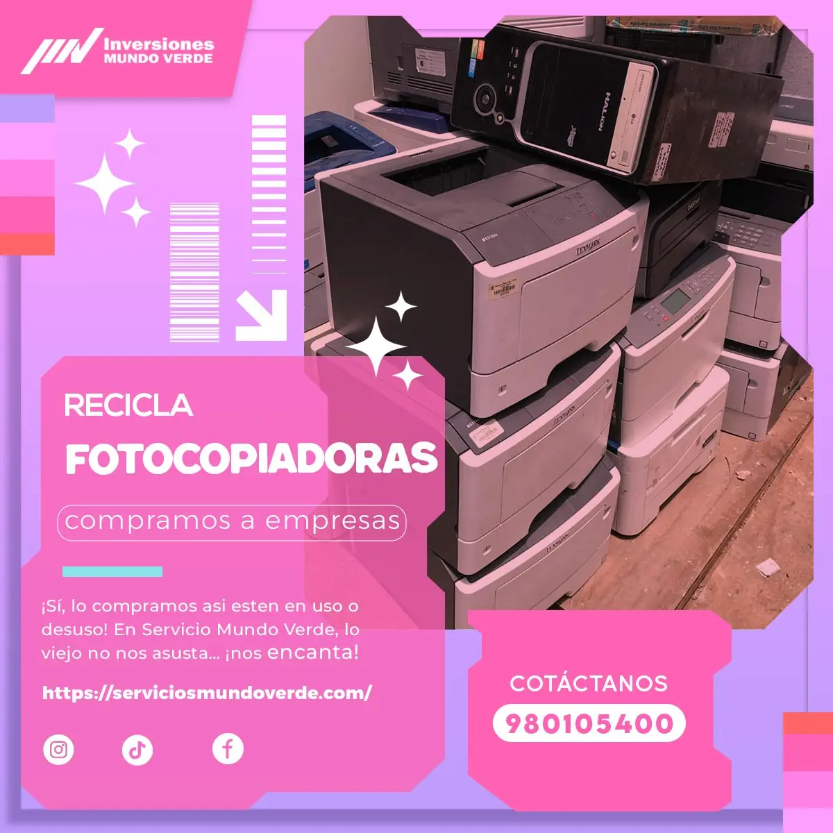 COMPRAMOS FOTOCOPIADORAS