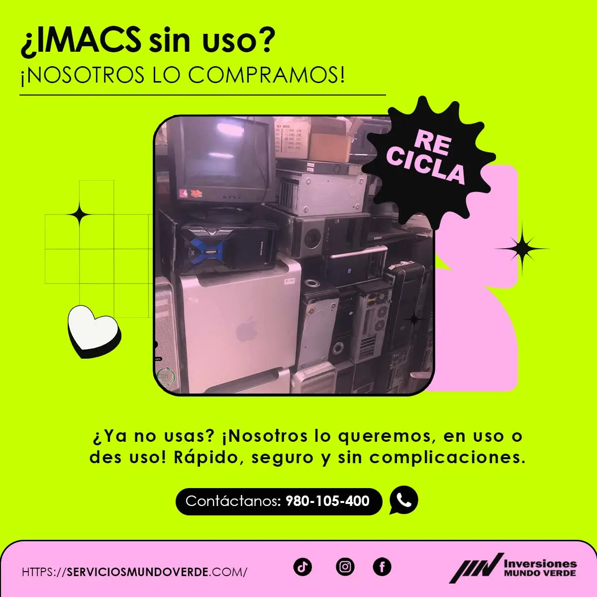  Tienes iMacs que ya no usas Te los compramos 