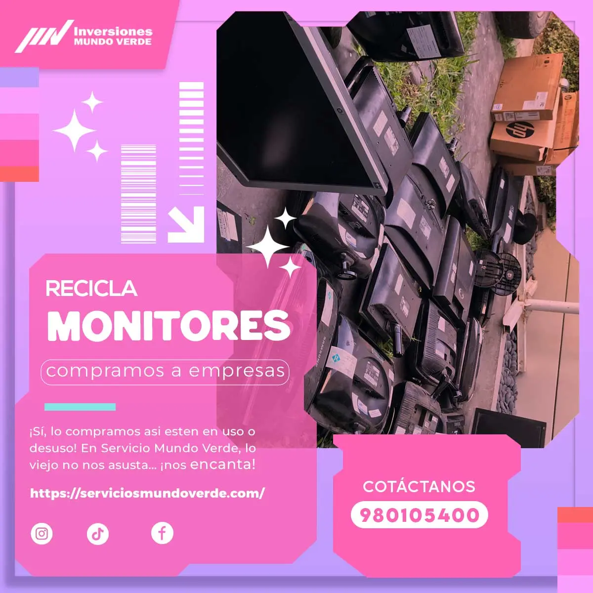 COMPRAMOS MONITORES