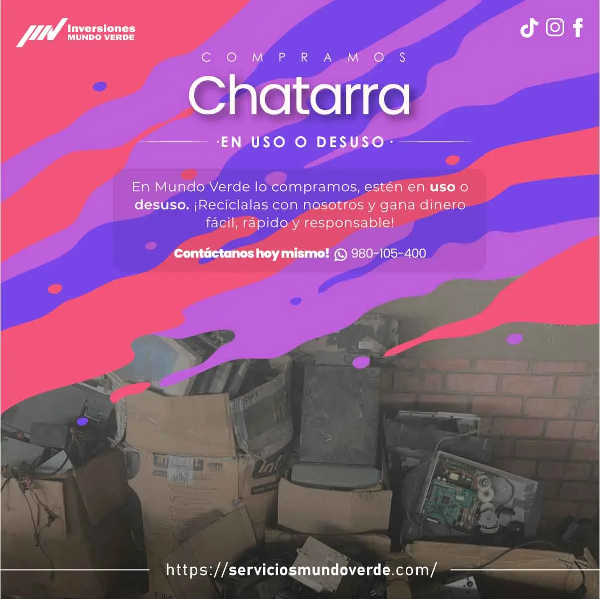  Compramos tu chatarra electrónica 