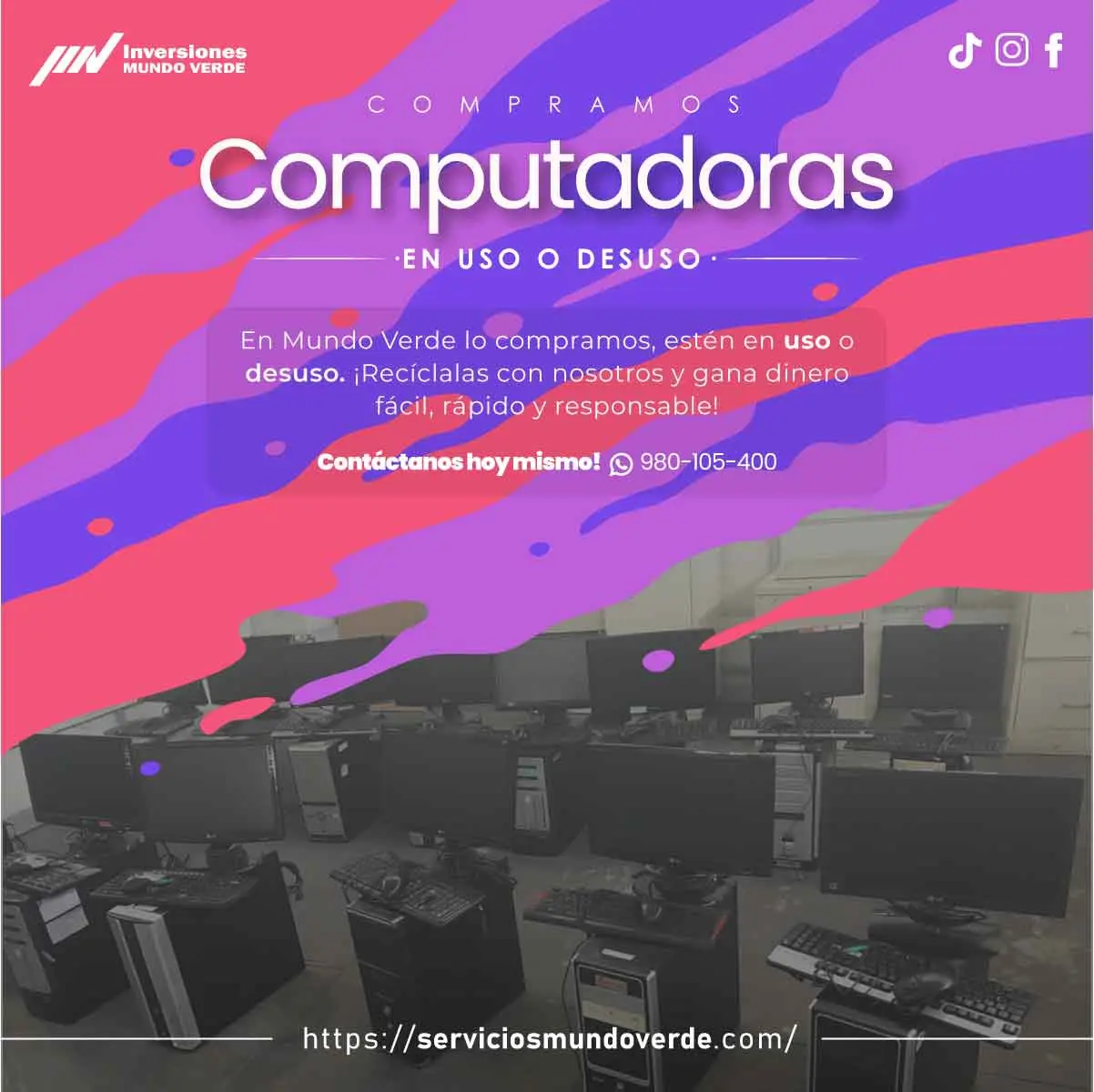  Compramos tus computadoras en desuso 