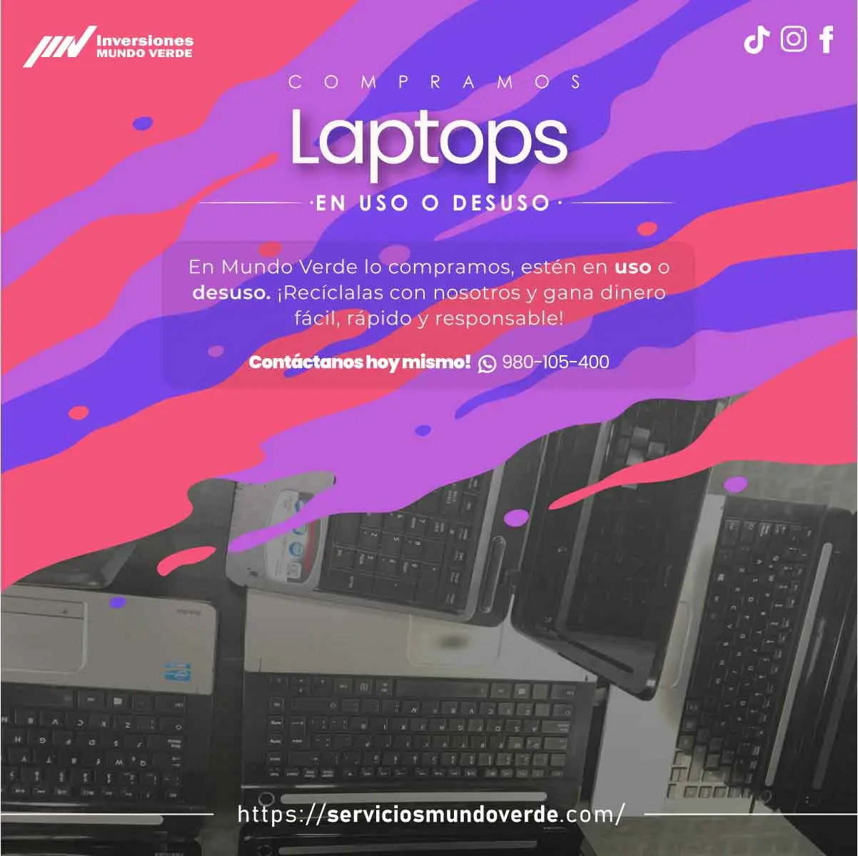  Compramos tus laptops en desuso 