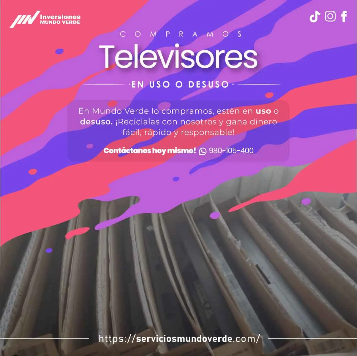  Compramos tus televisores en desuso 