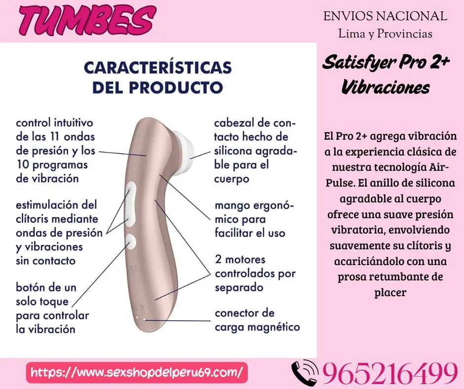 SATISFYER PRO 2 VIBRACIONES TUMBES 965216499