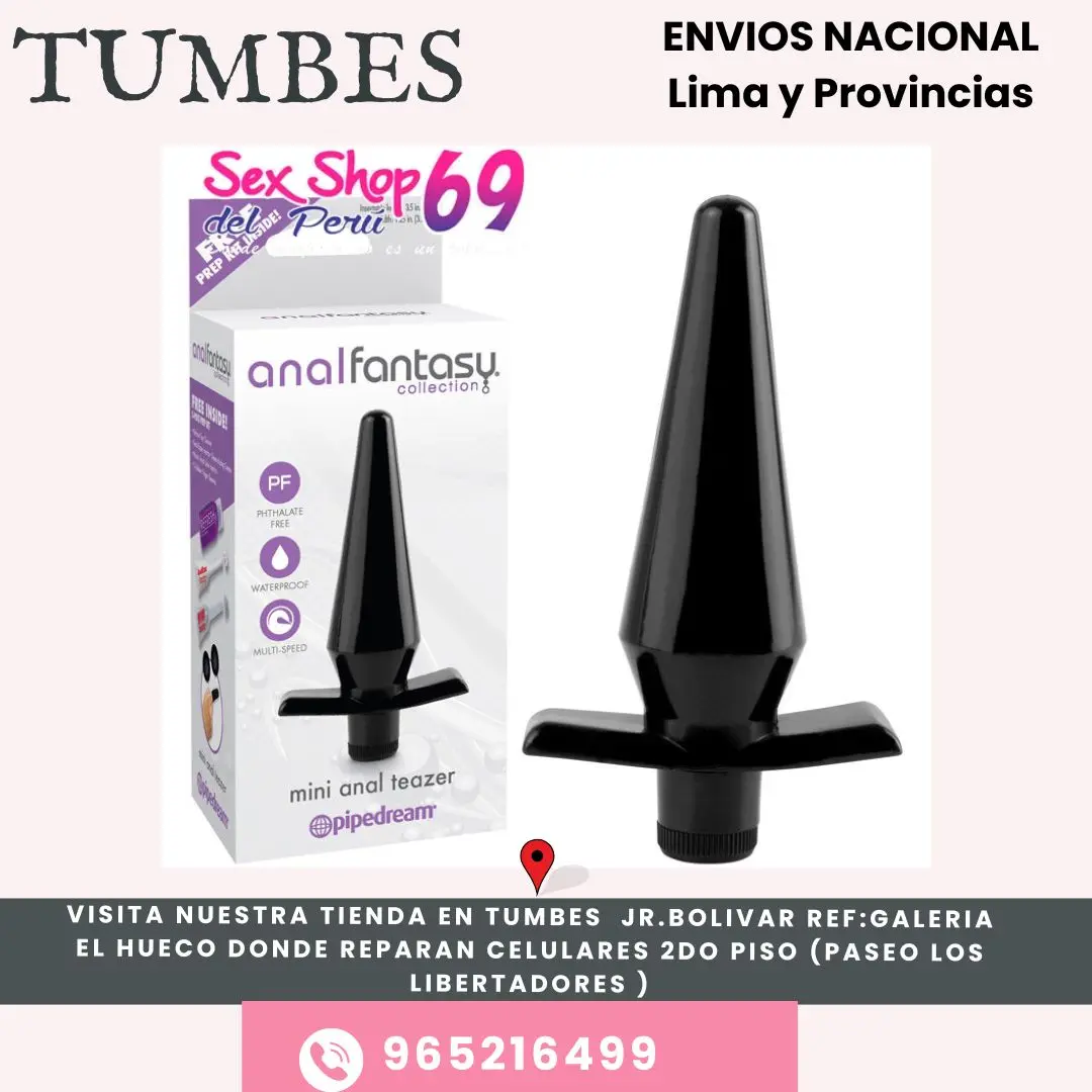 VIBRADOR CON CONTROLO REMOTO TUMBES 965216499