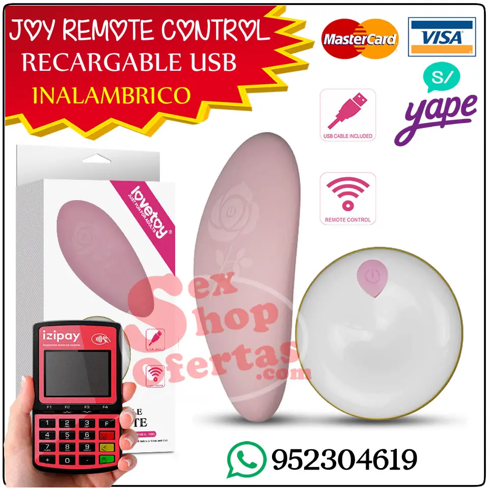 VIBRADORES CONTROL REMOTO Y APP EN SEXSHOP OFERTAS LINCE