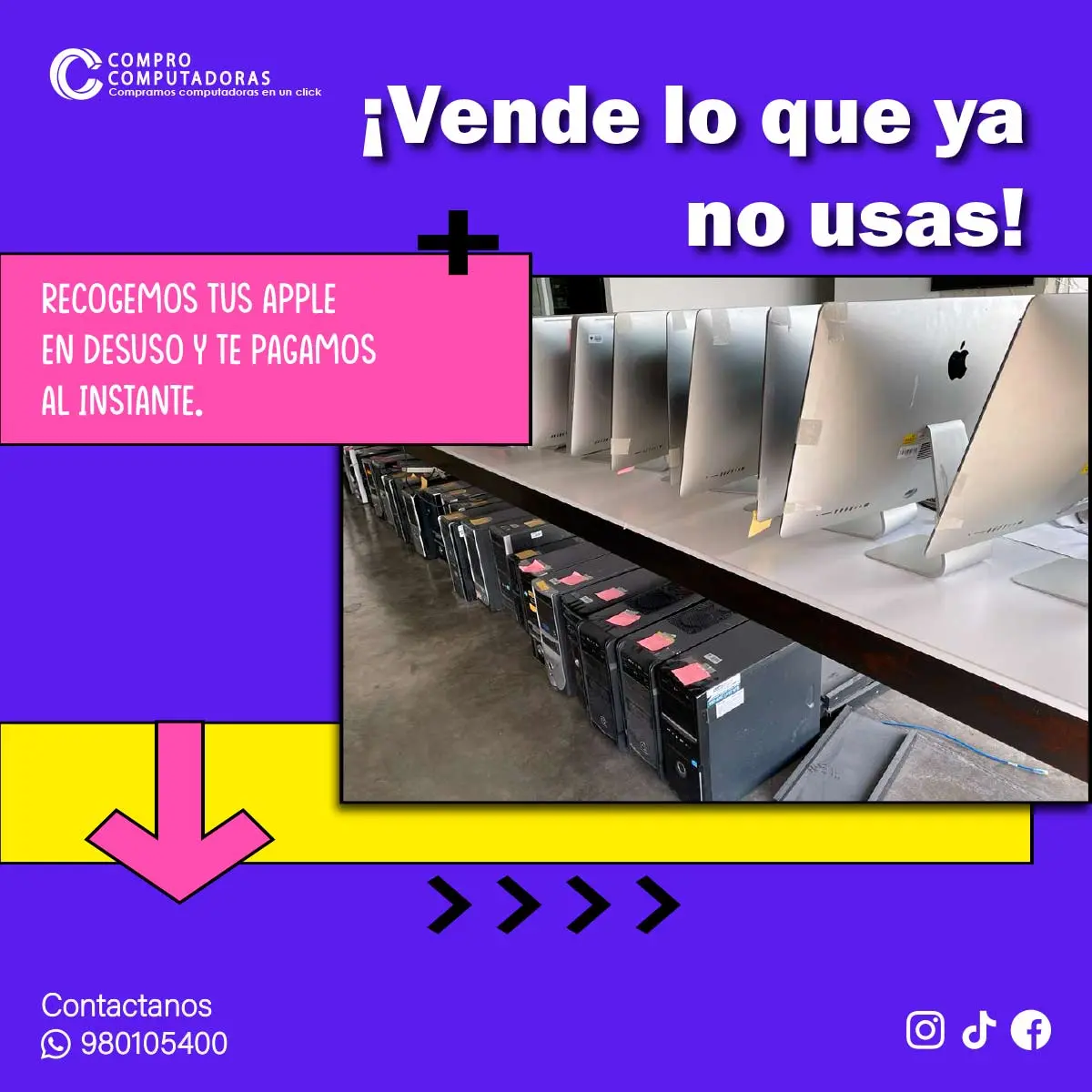  Tienes equipos electrónicos viejos Recíclalos 