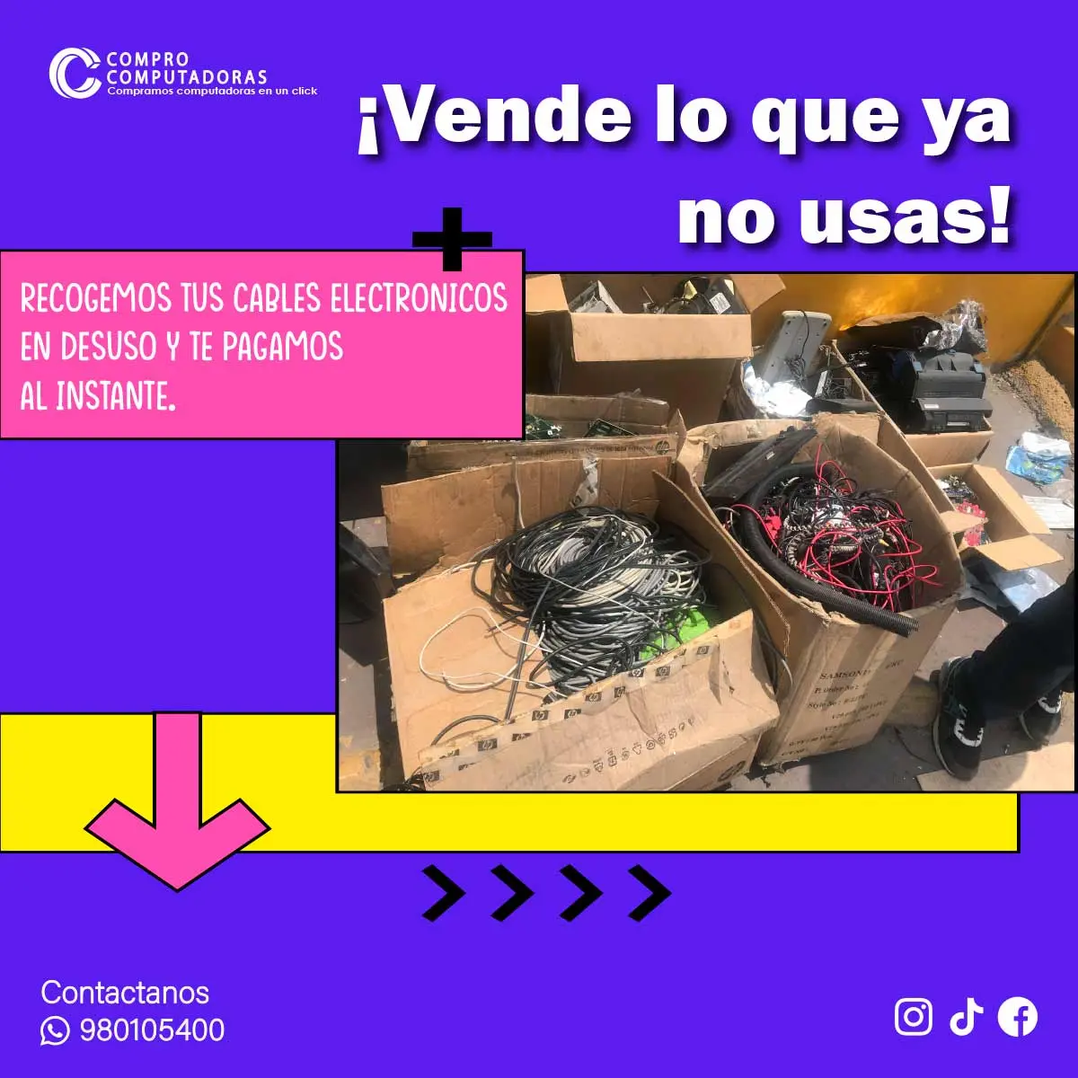 Recicla tus equipos tecnológicos de forma responsable