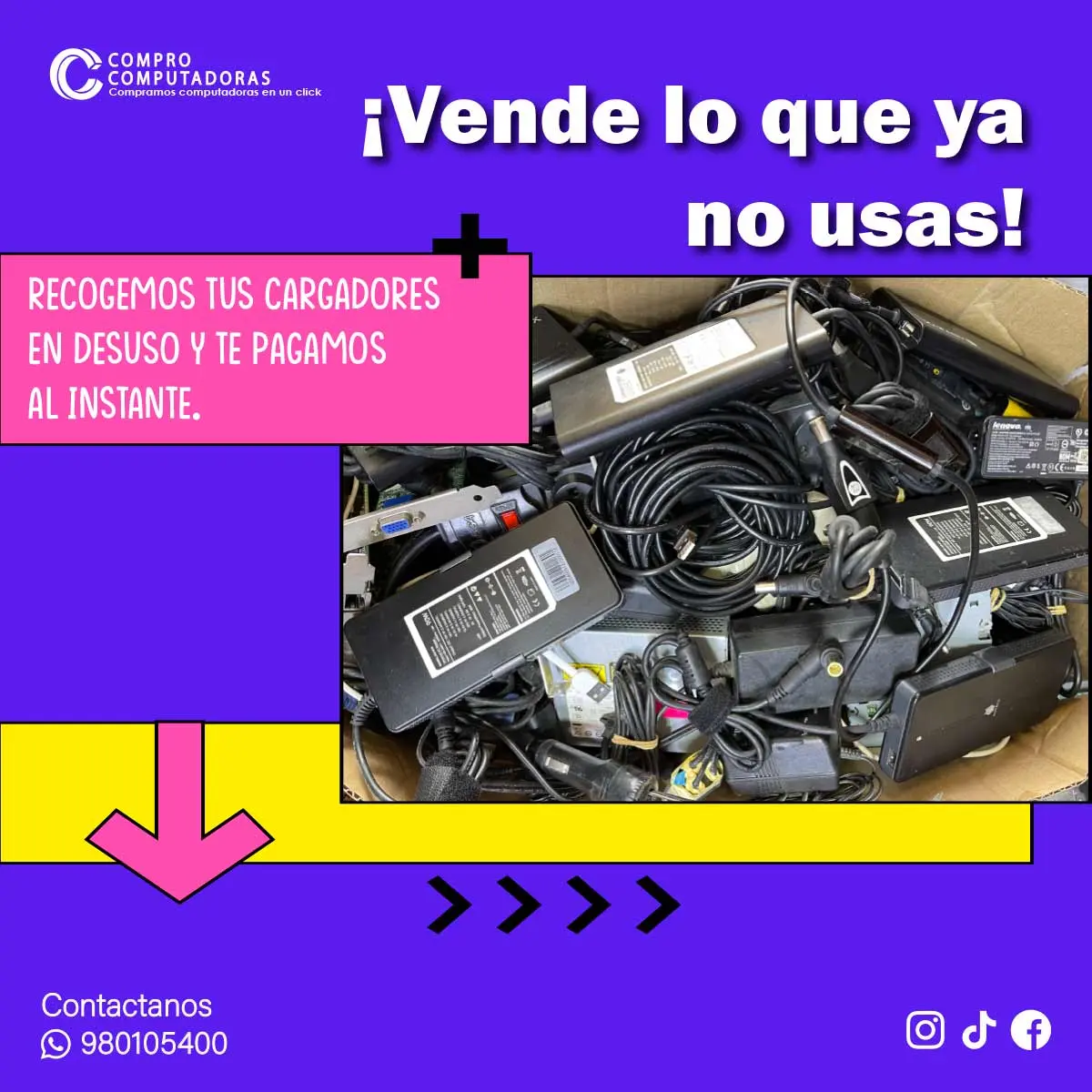  Tienes toners computadores o celulares sin uso Nosotros 