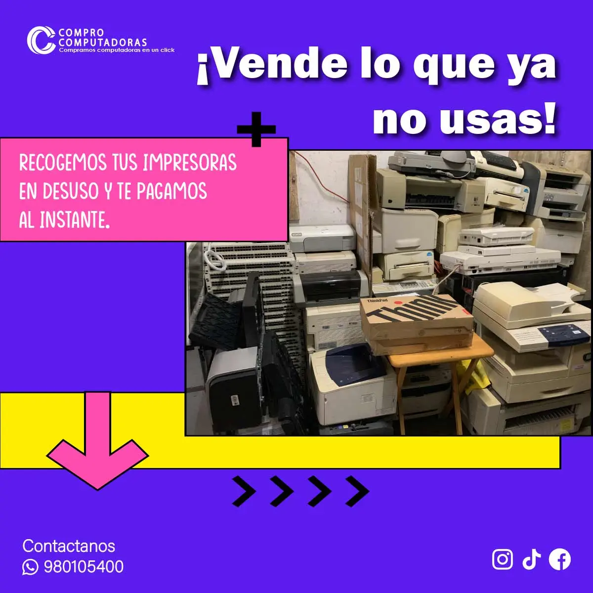 Recicla tus aparatos electrónicos viejos en Lima y recibe